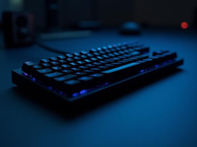 Illustration of a split mechanical keyboard with two separate halves for each hand.