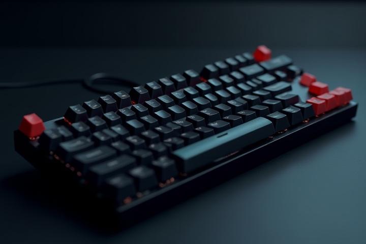 Pre-built hot-swap mechanical keyboard with custom keycaps